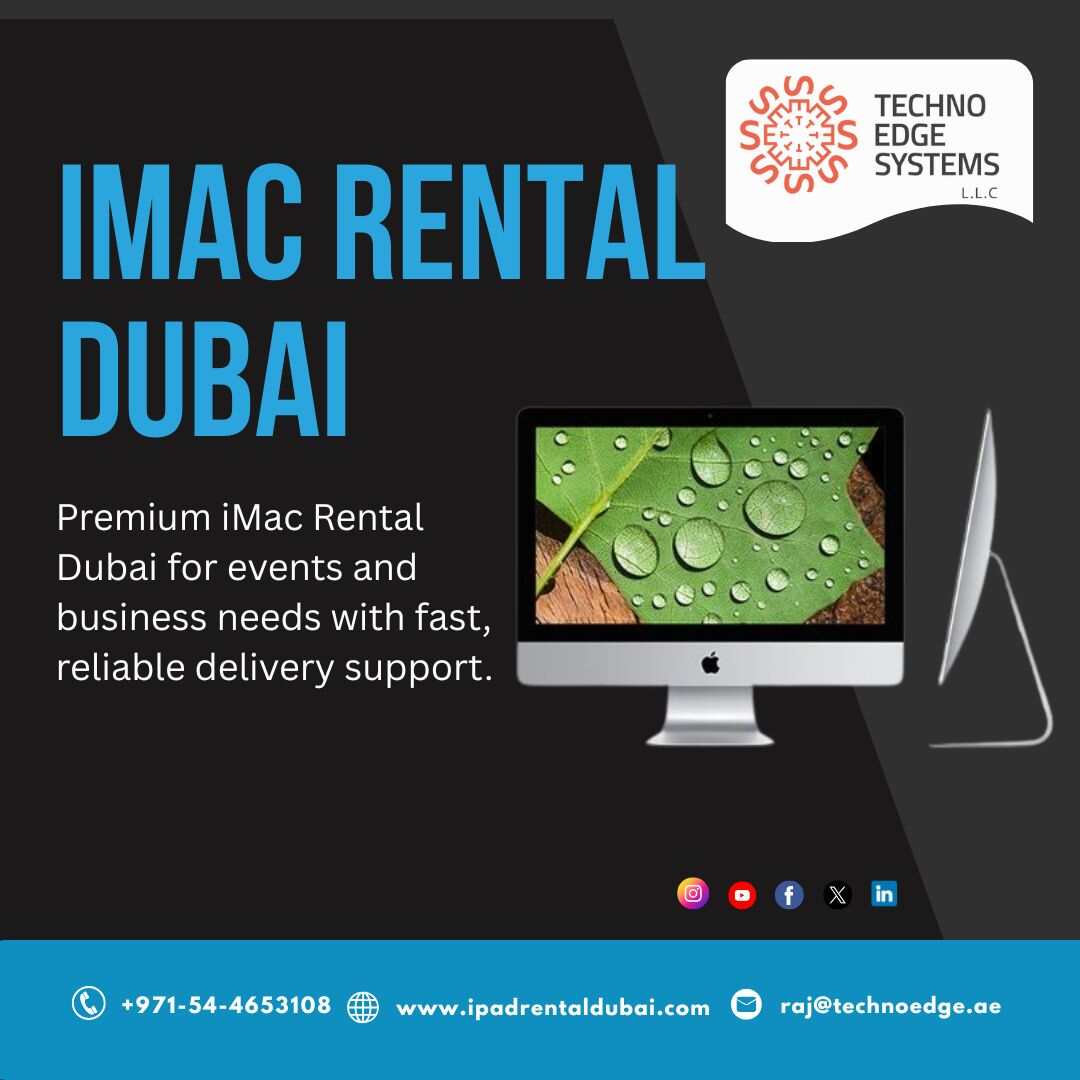 High-Performance iMac Rental Dubai in the UAE