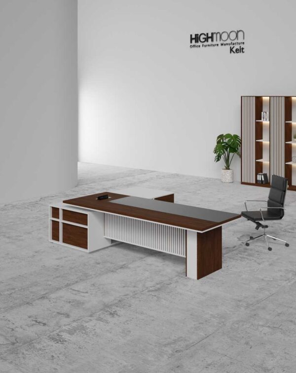 Modern Reception Desk for Corporate Offices | Highmoon Office Furniture