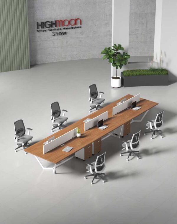 Modern Reception Desk for Corporate Offices | Highmoon Office Furniture