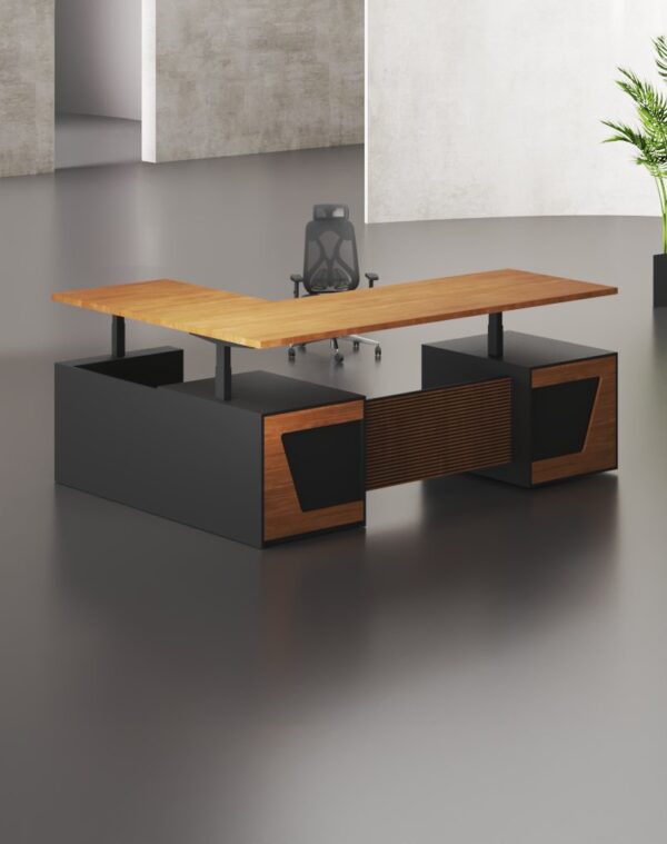 Modern Reception Desk for Corporate Offices | Highmoon Office Furniture