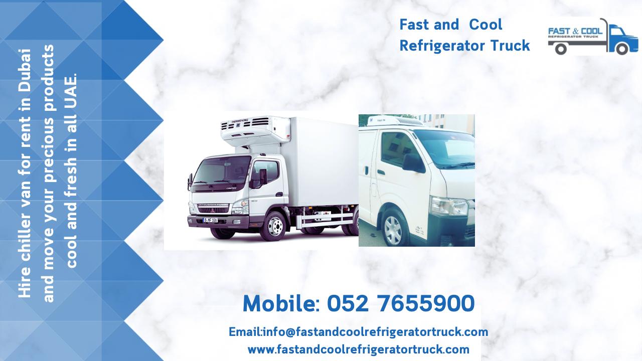Chiller Van For Rent