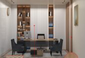 Offices Renovation Work in Uae | Joinery Work | 3D Render Images.