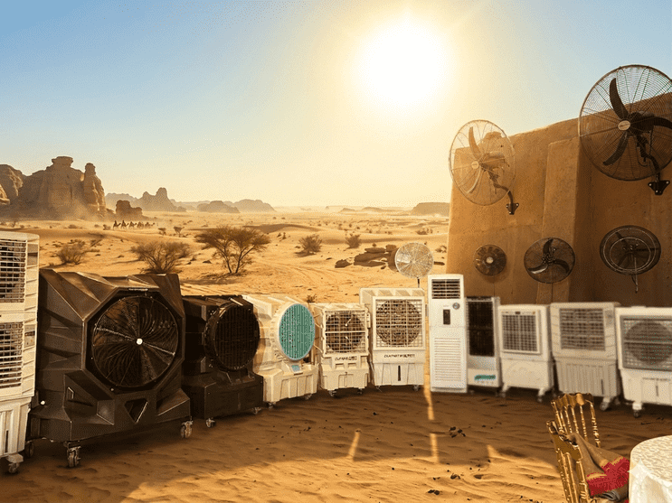 Industrial, Portable, Evaporative Air Cooler for sale