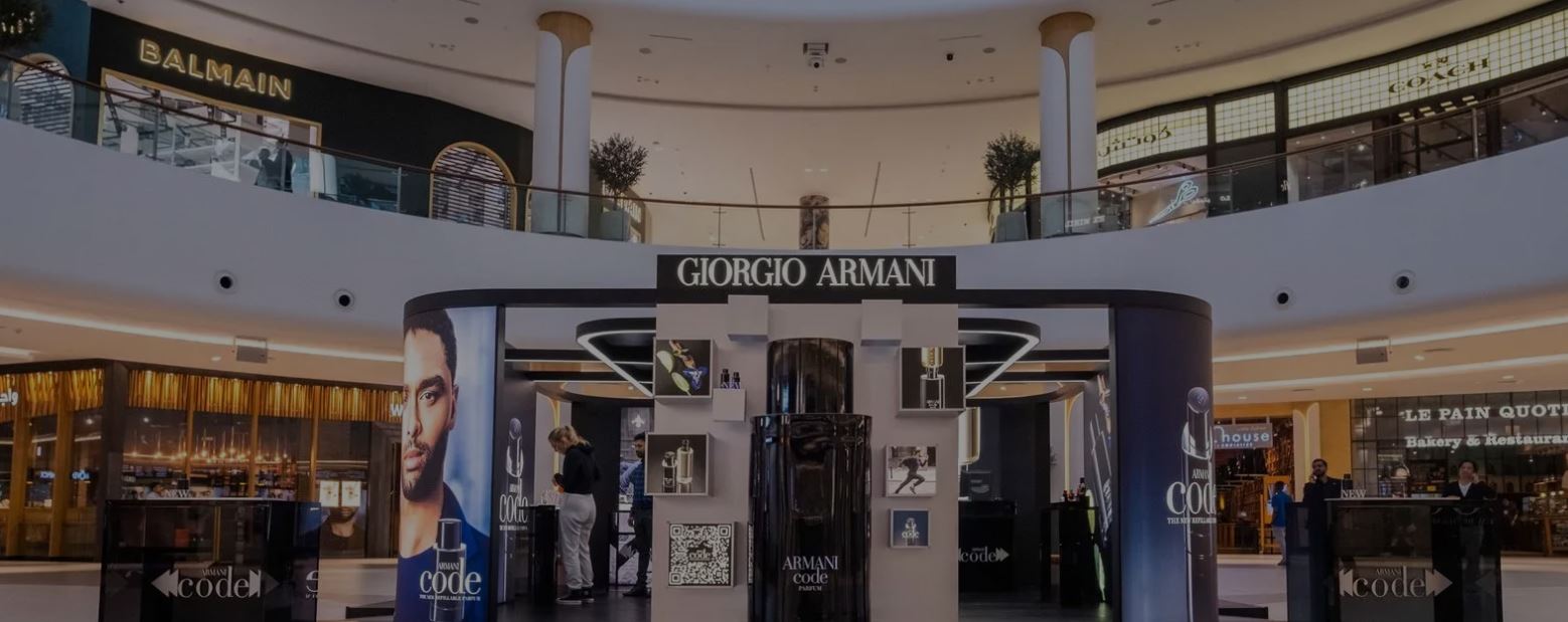 Armani Pop Up Store Dubai Mall Luxury Fit Out
