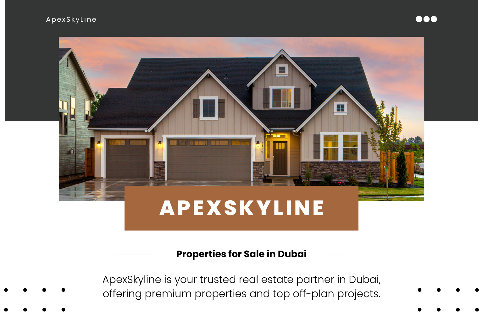 Your Complete Guide to Properties for Sale in Dubai